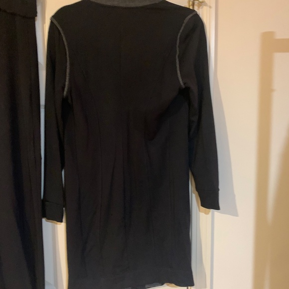 Capote Black/Gray Pants/Jacket Set sz M - Picture 5 of 9